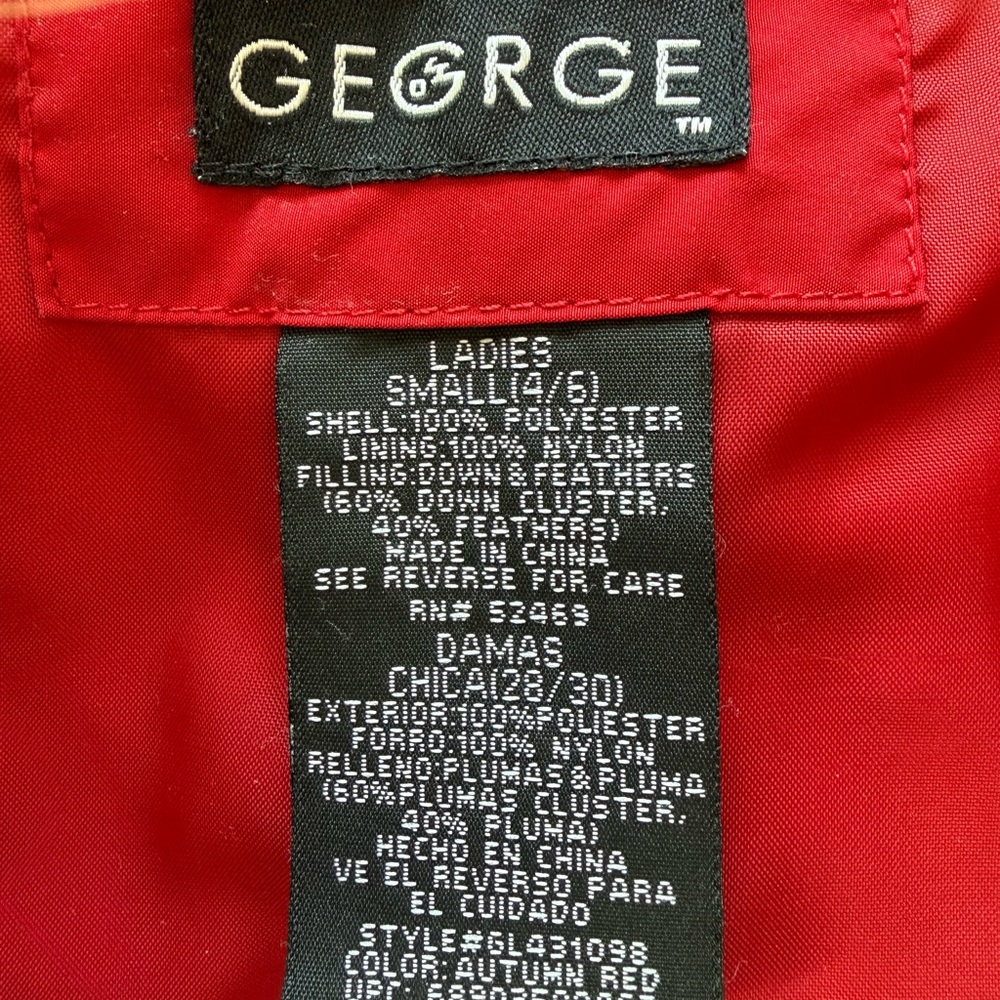 George Vibrant Red Ladies Jacket